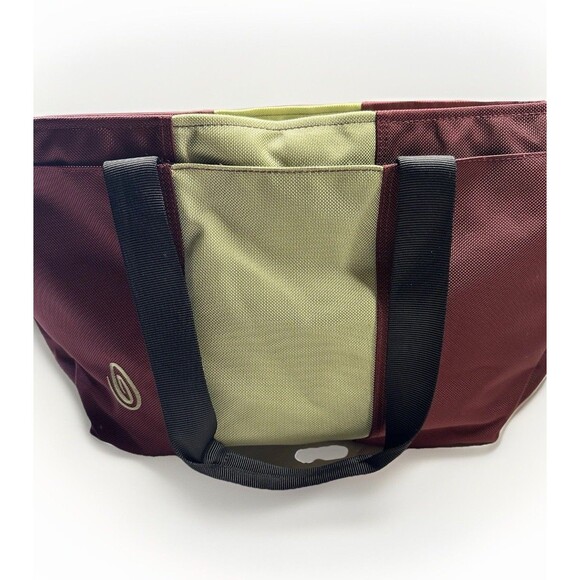 Timbuk2 Tote Bag Red & Green Nylon Shoulder Bag with Strap – Made in USA - Picture 2 of 8